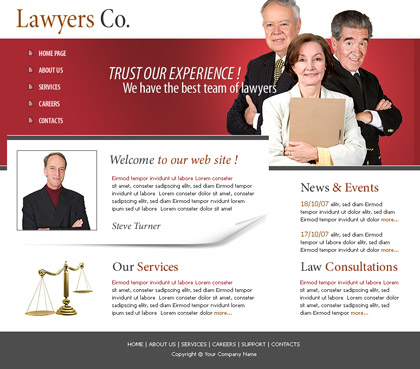 Lawyers Co. Website Template