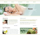 Natural Spa Website Template