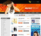 Music Store Website Template